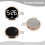 Rose Gold Luminous Car Dashboard Clock with Easy Installation and Universal Fit 3