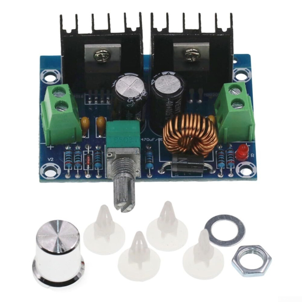 Dc Step Down Converter Xl4016e1 Adjustable Voltage Regulator 25V36v 8A With Overcurrent Protection 9382693389329