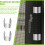 Screen Roller Tool Set 14pcs with Dual Wheel Design, Clips and Brush for Window Screen Installation 3