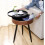 Nightstand Round Bedside Table with DoubleLayer Storage SpaceSaving Design for Bedroom Brown 5