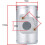 Performance Flow Meter 76mm Flow Sensor Adapter Size 76mm Pipe System Compatibility 3