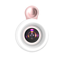 Professional Macro Lens for Phone Photography, Close-up Photography 15X Zoom, LED Ring Light for Clearer Imagery and Natural Looking Light