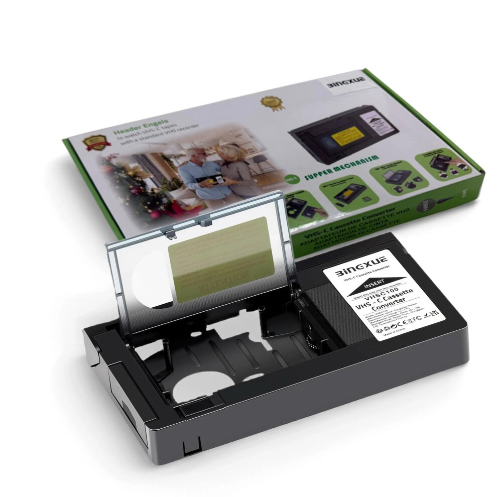 Vhsc To Vhs Adapter With Onebutton Easy Control, Wide Format Compatibility For Vcr And Digital Conversion 9094768916742