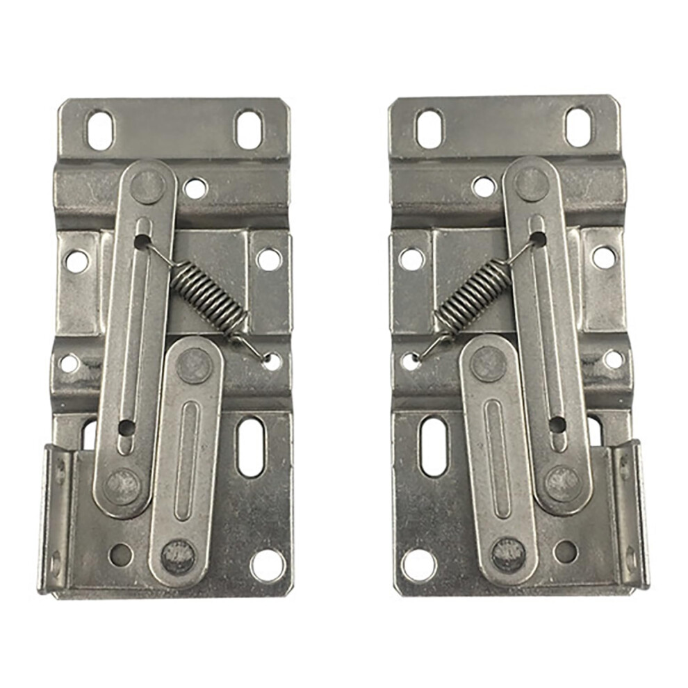 1 Pair 45 Degree Tilt Tray Cabinet Hinge For Sink Base Hidden Storage Nickel Plated Finish 9094768916940