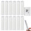 Hook and Loop Tape Heavy Duty Adhesive Strips for Wall Mount, Removable Reusable 12Piece Set 1