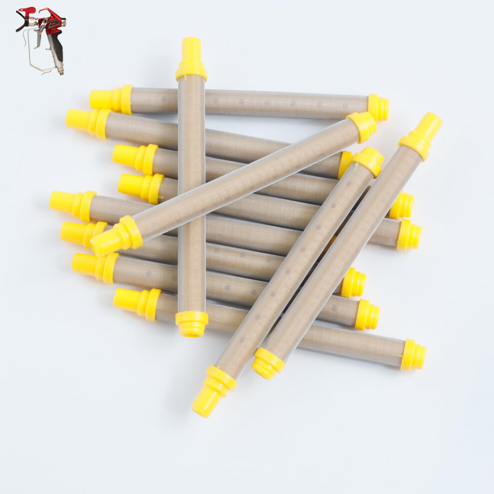 11 Pcs 100 Mesh Pushon Airless Spray Gun Filters For Titan Wagner, Clog Prevention, Durable Mesh 9199774665957