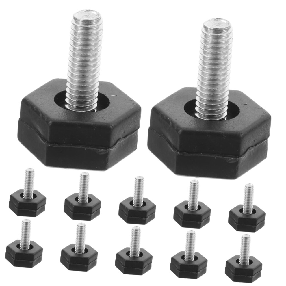 12Pcs Adjustable Furniture Leveling Feet With Screws For Tables Chairs Cabinets Enhanced Stability 9187378918159