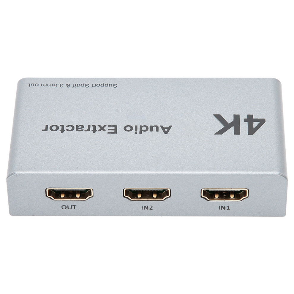 Hdmi Audio Extractor 2 In 1 4K 30Hz Metal, Spdif, 3.5Mm Jack 7891379569679