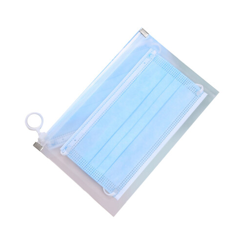 Sac de rangement de masques, masques faciaux jetables-Clair 1