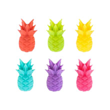 Marqueurs de verre à vin, lot de 6, jolis ananas, breloques en