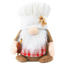 Chef Gnomes – décoration de noël, poupées tricotées,-Type A