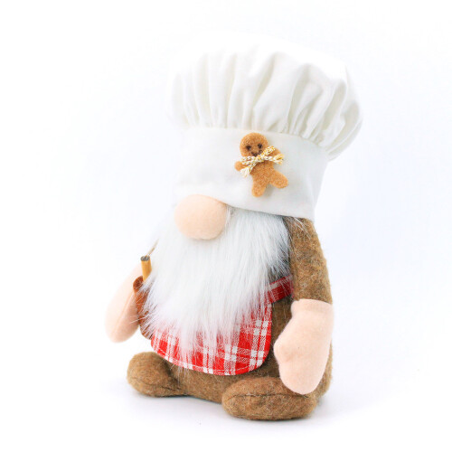 Chef Gnomes – décoration de noël, poupées tricotées,-Type A 2