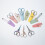 Scissors Protective Cover Color Lattice Scissors Sheath-02 3
