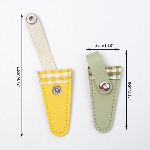 Sewing Scissors Sheath PU Leather Scissors Cover Protector-03 2