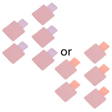 Boucle de stylo en cuir auto-adhésive 5 pièces/ensemble,-Rose
