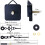 Pendulum Type Movement Step Clock Accessory Quartz-9403 black 4