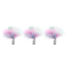 3 Pack Feather Replacement for Interactive for Cat Toys Indoor