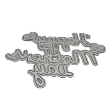 Metal Cutting Dies Happy Mothers Day Letters Die Cuts for Card