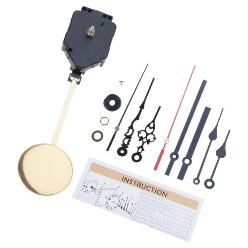 Wall Quartz Pendulum Clock Movement Mechanism DIY for-Red