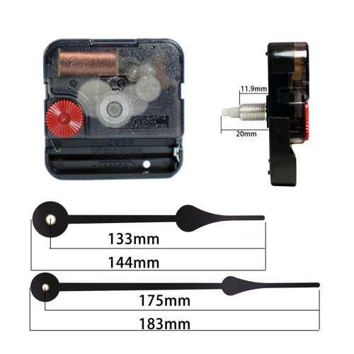 Quartz Clock Movement Mechanism Replacement Battery Operated DIY 1