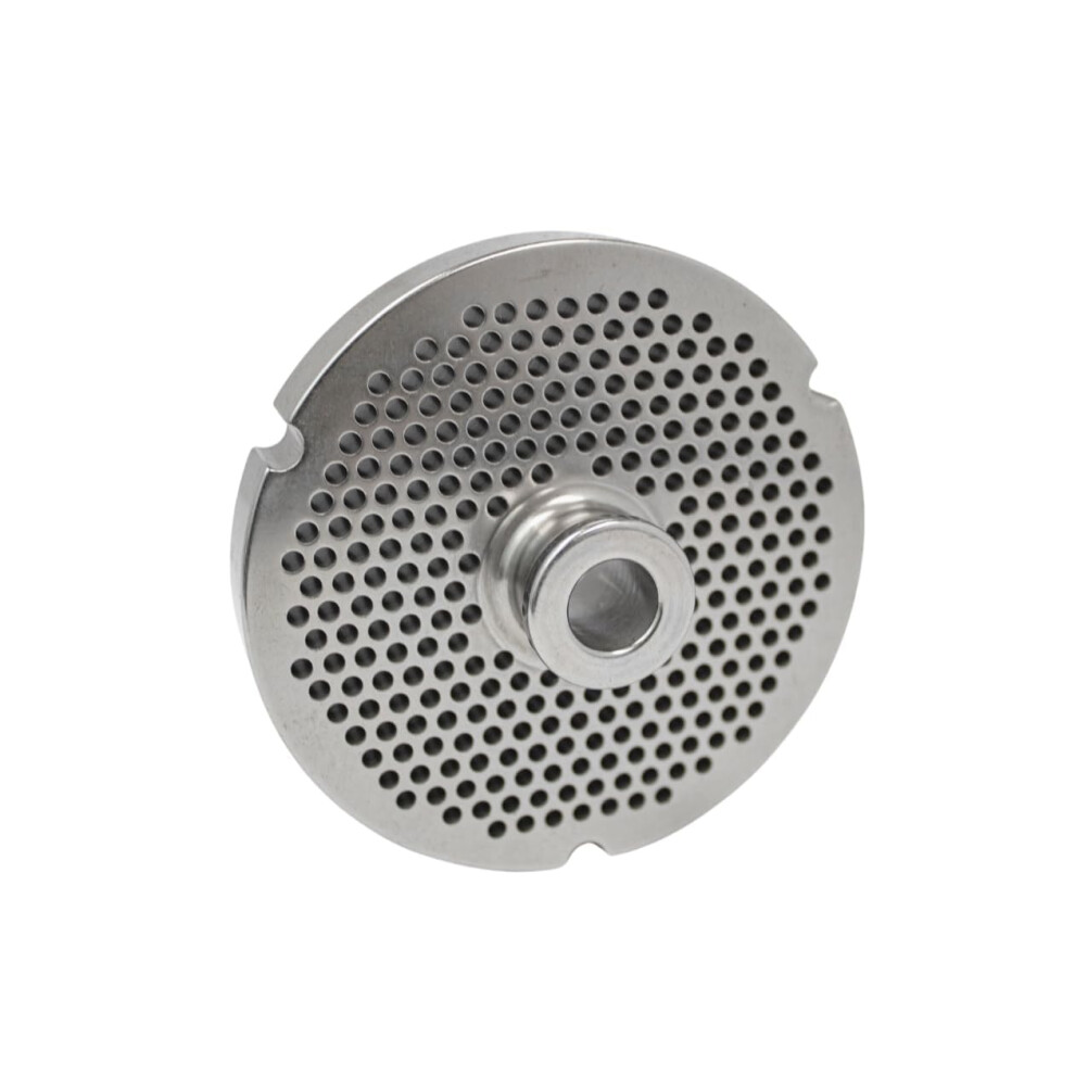 #32 Stainless Steel Meat Grinder Plate With Hub, 1/8 Inch Holes, Fine Grinding For Hobart Lem 9094768918425