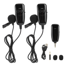Microfone de fone de ouvido sem fio profissional UHF, sistema de microfone com estabilidade de sinal, anti-microfonia, qualidade de som mais nítida