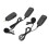 Microphone Kit, Omnidirectional Sound Reception, Full Compatibility, For iPhone, iPad, Android Devices, 1 Receiver, 2 Microphones, Supports Multiple 4