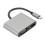 Μετατροπέας Thunderbolt3Υποστήριξη ανάλυσης 4K, διανομέας USB C με HDMI VGA USB3.0 και θύρα 2