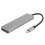 Σταθμός σύνδεσης USB C 6 σε 1 με οθόνη 4K, υποστήριξη υποδοχών κάρτας μνήμης SD TF, θύρες 2