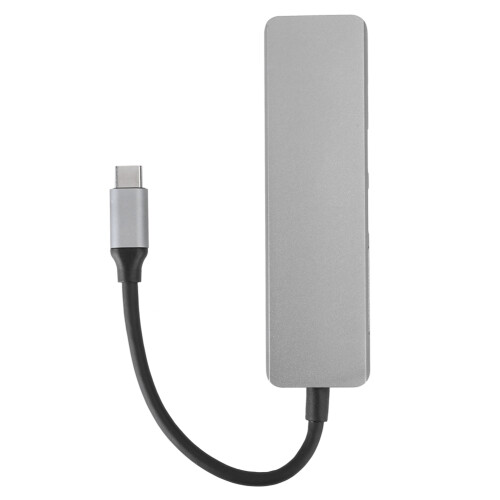 Σταθμός σύνδεσης USB C 6 σε 1 με οθόνη 4K, υποστήριξη υποδοχών κάρτας μνήμης SD TF, θύρες