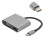 Μετατροπέας Thunderbolt3Υποστήριξη ανάλυσης 4K, διανομέας USB C με HDMI VGA USB3.0 και θύρα 4