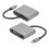 Μετατροπέας Thunderbolt3Υποστήριξη ανάλυσης 4K, διανομέας USB C με HDMI VGA USB3.0 και θύρα 3