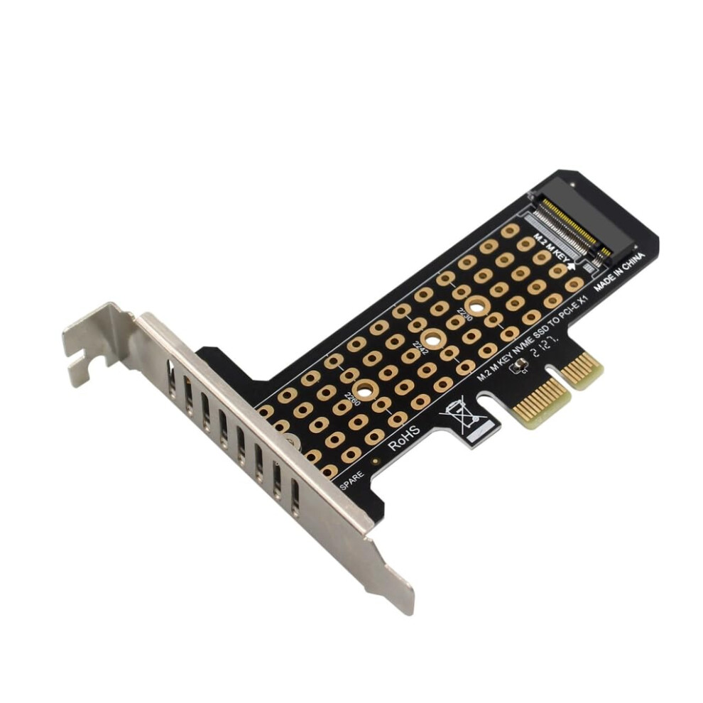 M.2 Nvme To Pcie X1 Adapter Card 32Gbps Speed Transfer With Heatsink Multisize Support 9347817624076