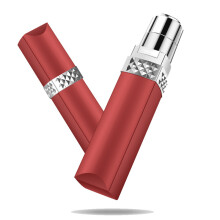 Epilatore per il viso da donna, rasoio elettrico portatile e indolore per la peluria del viso, lame in acciaio inossidabile a forma di rossetto,