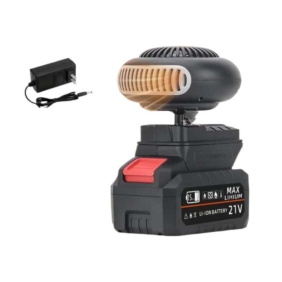Portable Space Heater 1500Mah Rechargeable Indoor Heater With Car Defogger For Camping And Office 9094768919019
