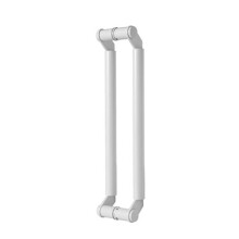 Barn Door Handle Modern Brushed Stainless Steel Double Sided Sliding Door Pull for Glass Wood Metal