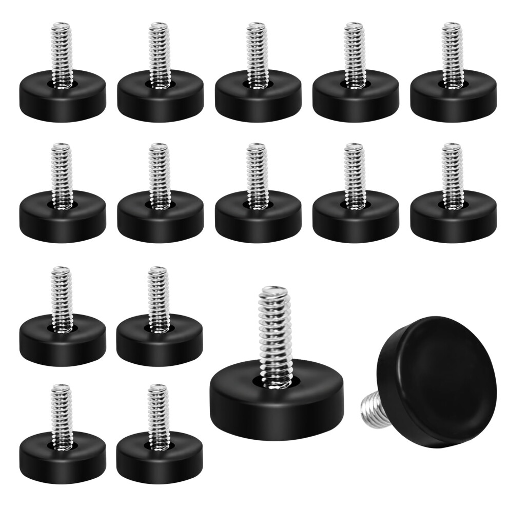 Furniture Leveling Feet Screwin Antislip Adjustable Levelers For Table Chair Cabinet Legs 16Pcs 9094768919200