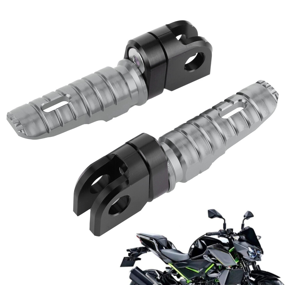 Aluminum Front Foot Pegs Set For Kawasaki Z900 Z650 Z400 Z1000 R 4631379573916