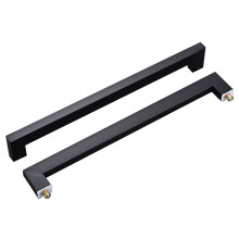 Barn Door Handle Stainless Steel Double Sided Rustproof Pull with Brushed Finish for Glass Doors