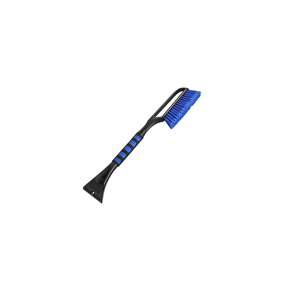 Car Snow Brush With Ice Scraper Long Handle Paintsafe Bristles Winter Car Snow Removal Tool 9382693395757
