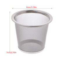 Metalen thee-ei Outdoor Reizen Camping Draagbare-Zilver