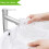 Window Screen Replacement 39x39in Adjustable Polyester Mesh for Windows and Doors DIY Insect Protection White 2