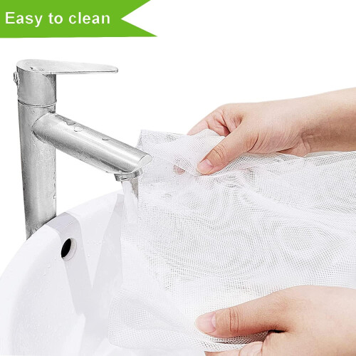 Window Screen Replacement 39x39in Adjustable Polyester Mesh for Windows and Doors DIY Insect Protection White 1