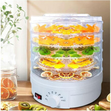 Food Dehydrator with Adjustable Temperature, 5 Stackable Trays for Fruits, Vegetables, Meat and Mushrooms