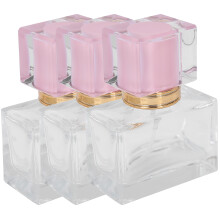 3pcs Glass Refillable Perfume Spray Bottles 30ml Pink Black Gold
