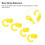Yellow Compound Bow Silencers 4Pcs - Vibration and Noise Reduction 7