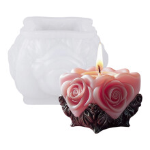 Rose Flower Silicone Molds Embossed Flower Silicone-Style B