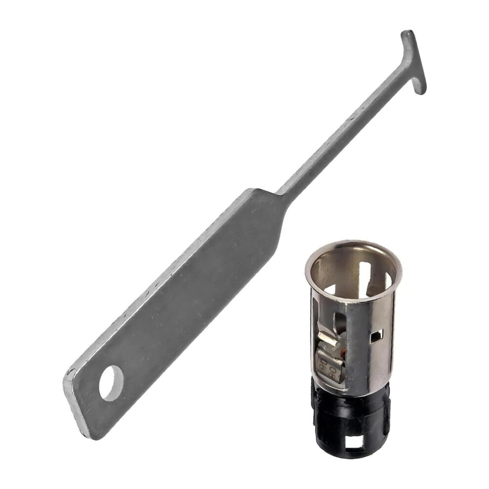 2Pcs Car Cigarette Lighter Socket With Disassembly Tool, 12V Power Outlet Replacement For Gm 9187378920749