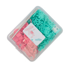 1 Set Crochet Markers Knitting Stitching Markers-Pink green