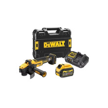 Vaihtovirtahiontakone 125 mm XR 18V ADVANTAGE DEWALT 6Ah Li-Ion Harjaton Liukukytkin - DCG409VST1-QW